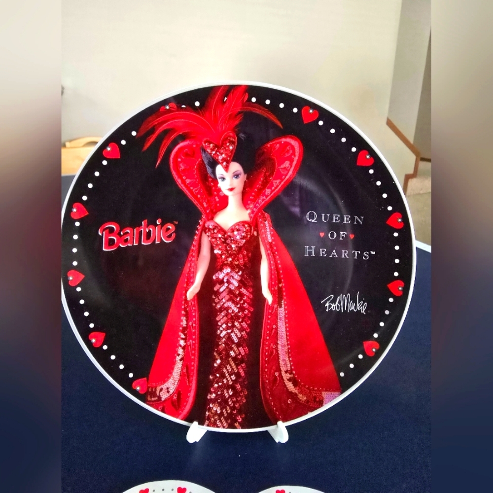 1995 Barbie Queen of Hearts Plate